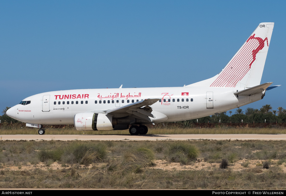Aircraft Photo of TS-IOR | Boeing 737-6H3 | Tunisair | AirHistory.net #222793