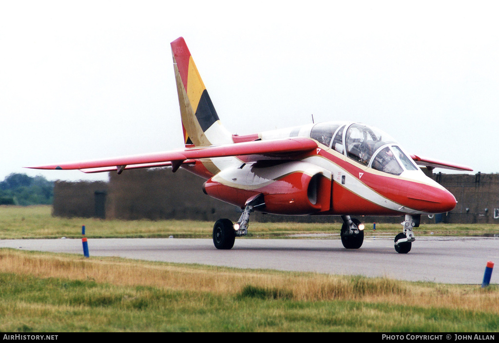 Aircraft Photo of AT05 | Dassault-Dornier Alpha Jet 1B | Belgium - Air Force | AirHistory.net #222815