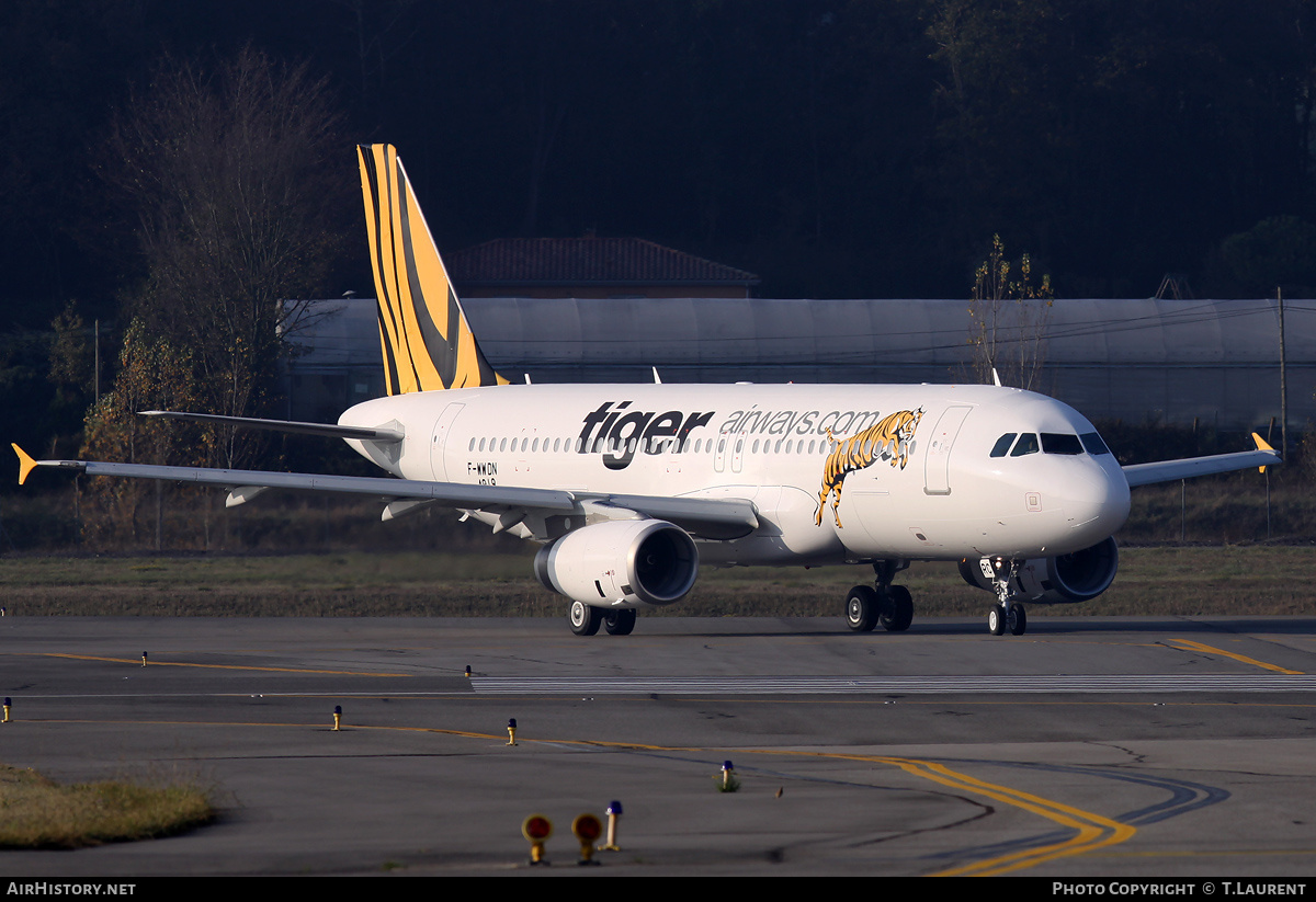 Aircraft Photo of F-WWDN | Airbus A320-232 | Tiger Airways | AirHistory.net #222828