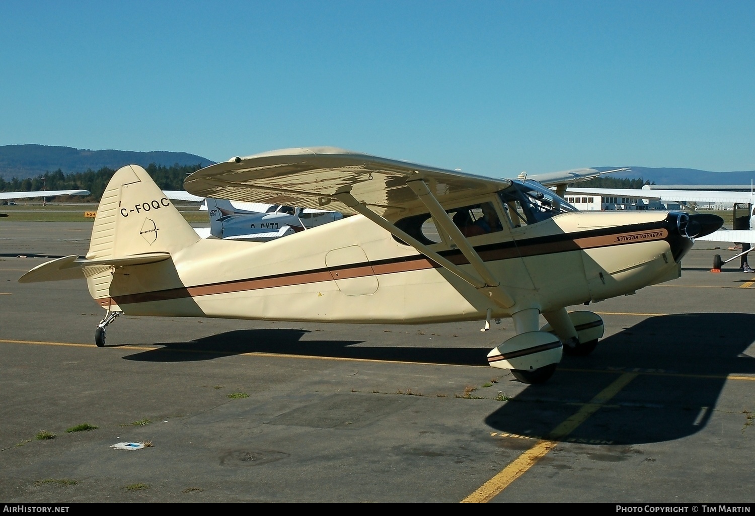 Aircraft Photo of C-FOQC | Stinson 108-2 Voyager | AirHistory.net #222832