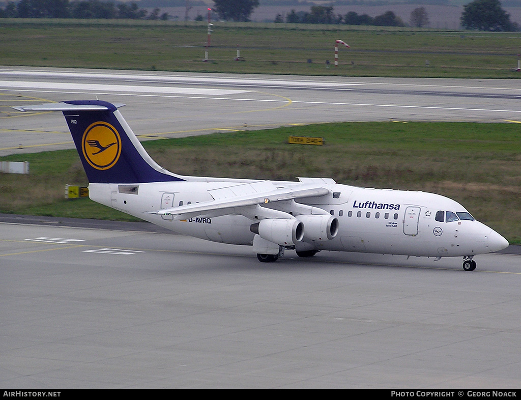 Aircraft Photo of D-AVRQ | British Aerospace Avro 146-RJ85 | Lufthansa | AirHistory.net #222858