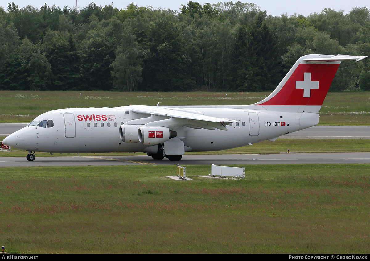 Aircraft Photo of HB-IXF | British Aerospace Avro 146-RJ85 | Swiss International Air Lines | AirHistory.net #222861