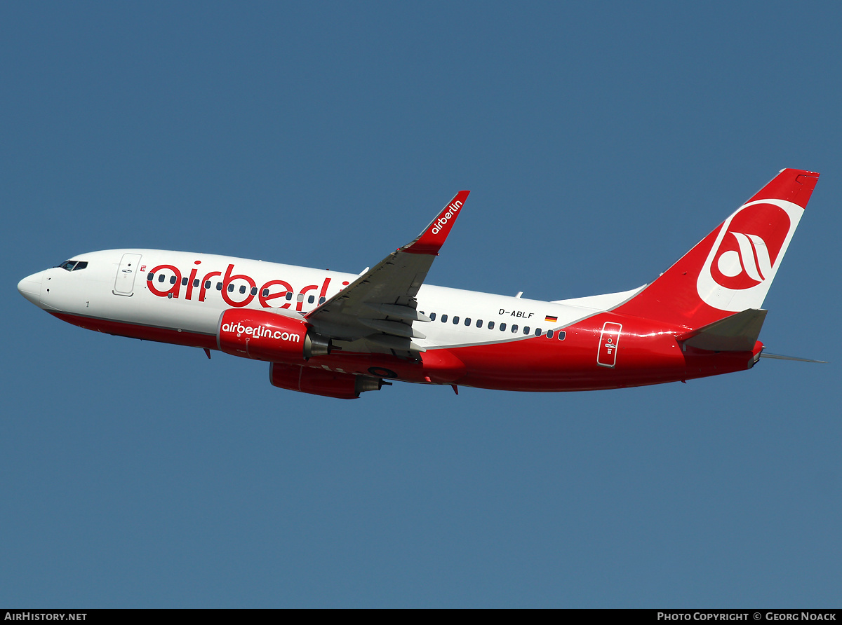 Aircraft Photo of D-ABLF | Boeing 737-76J | Air Berlin | AirHistory.net #222872