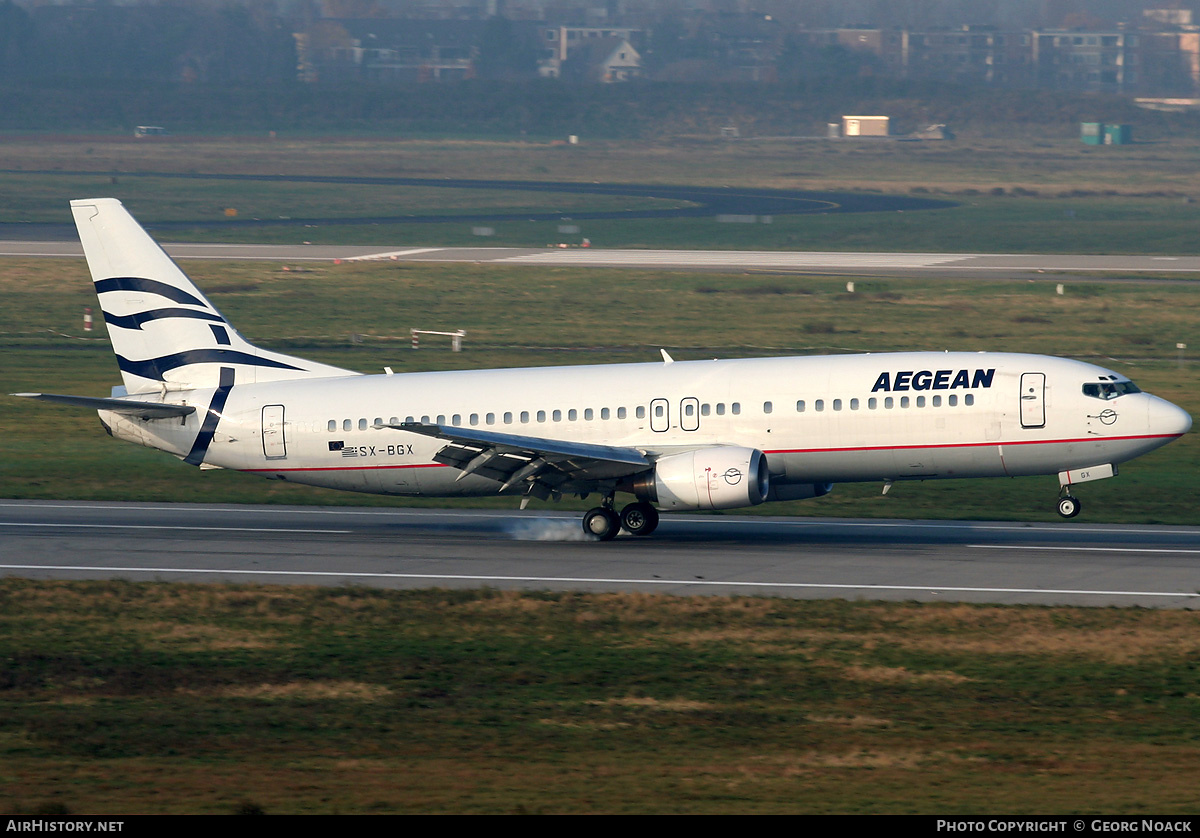 Aircraft Photo of SX-BGX | Boeing 737-46B | Aegean Airlines | AirHistory.net #222879