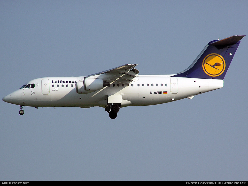 Aircraft Photo of D-AVRE | British Aerospace Avro 146-RJ85 | Lufthansa | AirHistory.net #222883