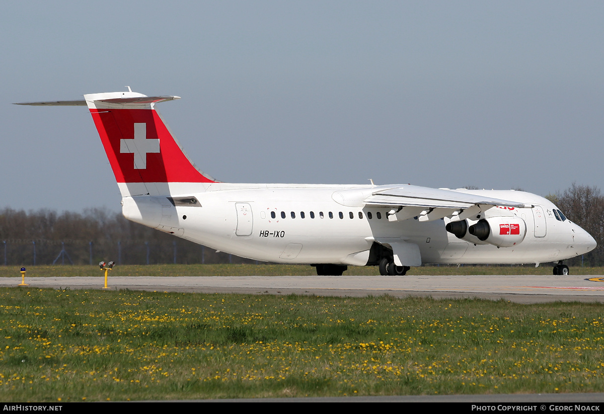 Aircraft Photo of HB-IXO | British Aerospace Avro 146-RJ100 | Swiss International Air Lines | AirHistory.net #222887