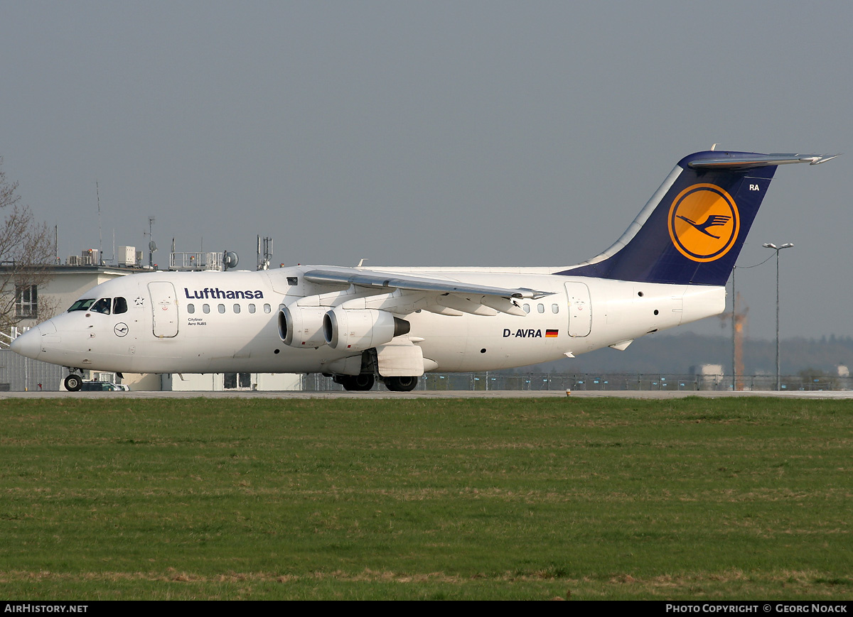 Aircraft Photo of D-AVRA | British Aerospace Avro 146-RJ85 | Lufthansa | AirHistory.net #222892