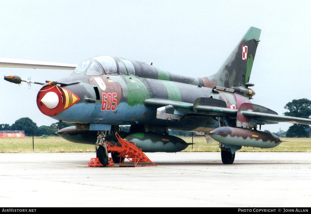 Aircraft Photo of 605 | Sukhoi Su-22UM3K | Poland - Air Force | AirHistory.net #222900