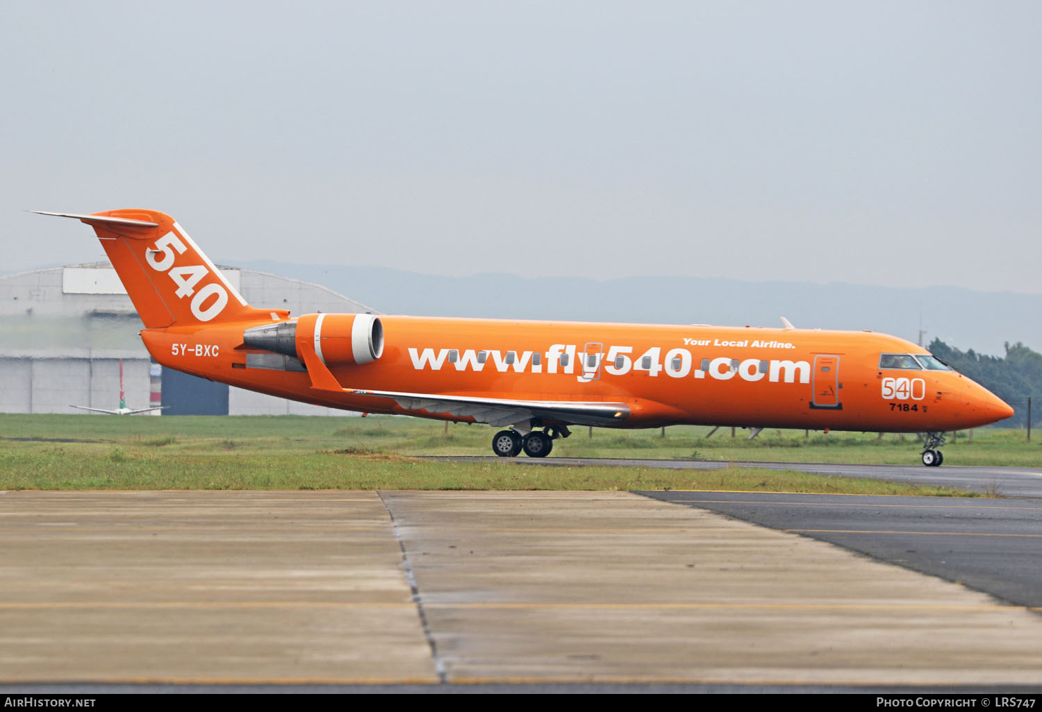 Aircraft Photo of 5Y-BXC | Bombardier CRJ-100 (CL-600-2B19) | Fly540 | AirHistory.net #222934