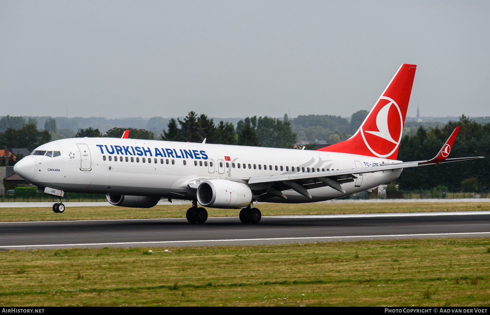 Aircraft Photo of TC-JZE | Boeing 737-8F2 | Turkish Airlines | AirHistory.net #222938