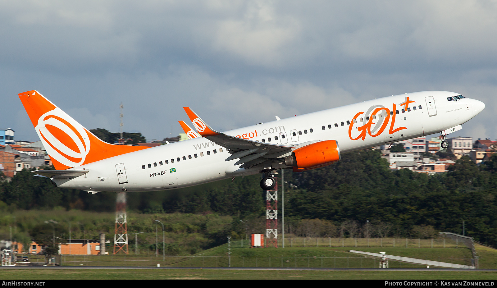 Aircraft Photo of PR-VBF | Boeing 737-8EH | GOL Linhas Aéreas | AirHistory.net #222941