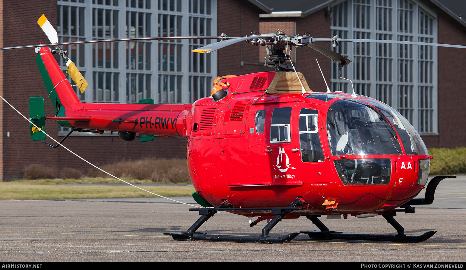 Aircraft Photo of PH-RWY | MBB BO-105CB | Rotor & Wings | AirHistory.net #222979