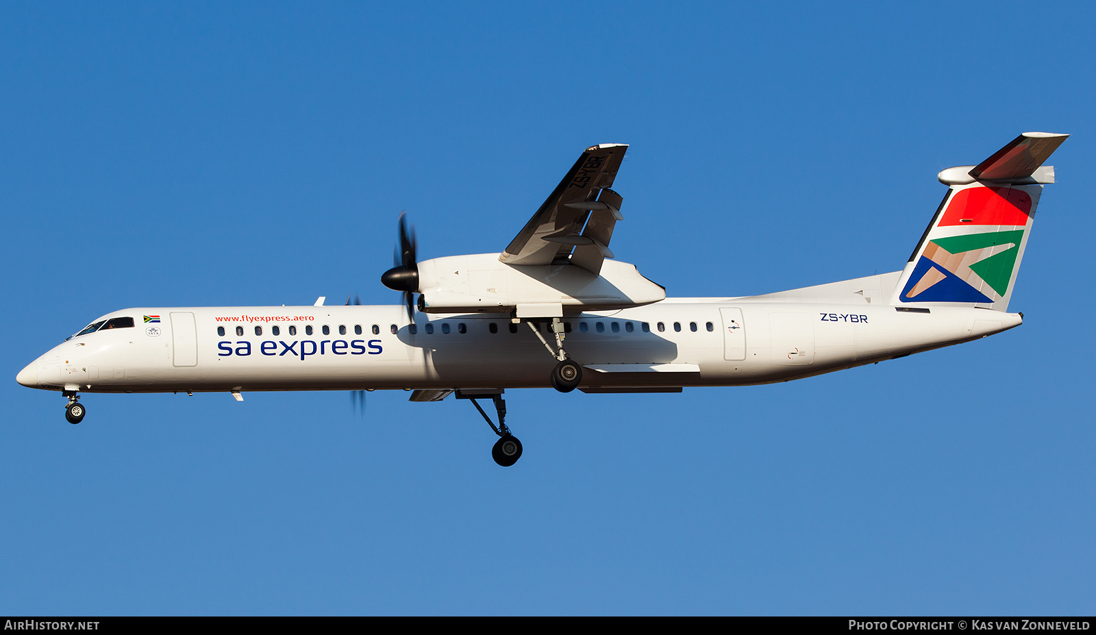 Aircraft Photo of ZS-YBR | Bombardier DHC-8-402 Dash 8 | South African Express Airways - SA Express | AirHistory.net #222981