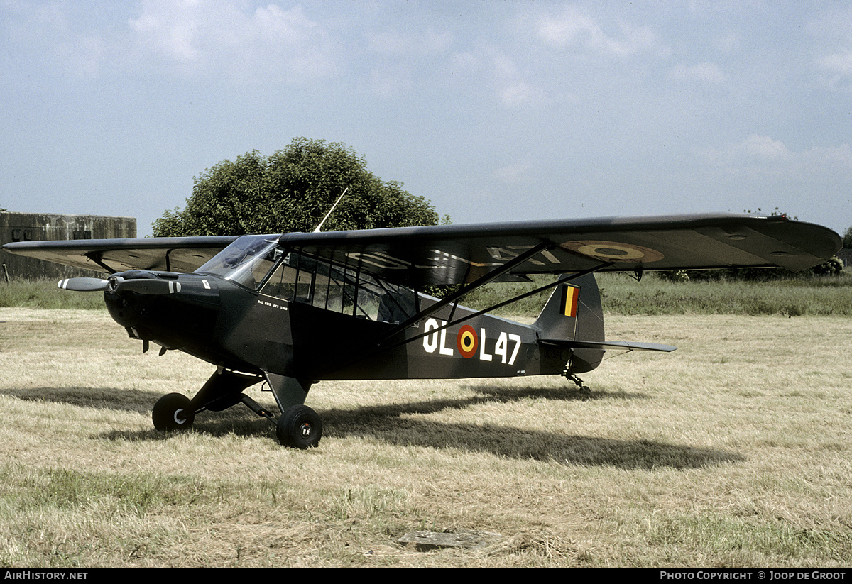 Aircraft Photo of OO-SPG / OL-L47 | Piper L-18C Super Cub | Belgium - Army | AirHistory.net #222983