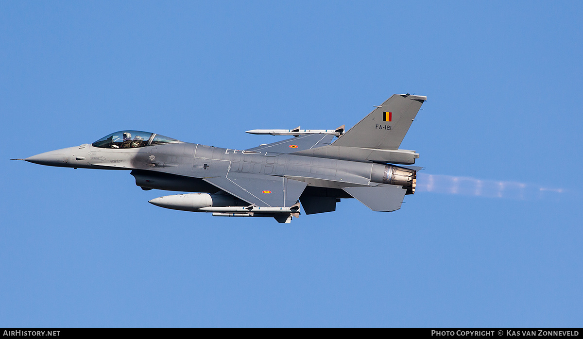 Aircraft Photo of FA-121 | General Dynamics F-16AM Fighting Falcon | Belgium - Air Force | AirHistory.net #222987