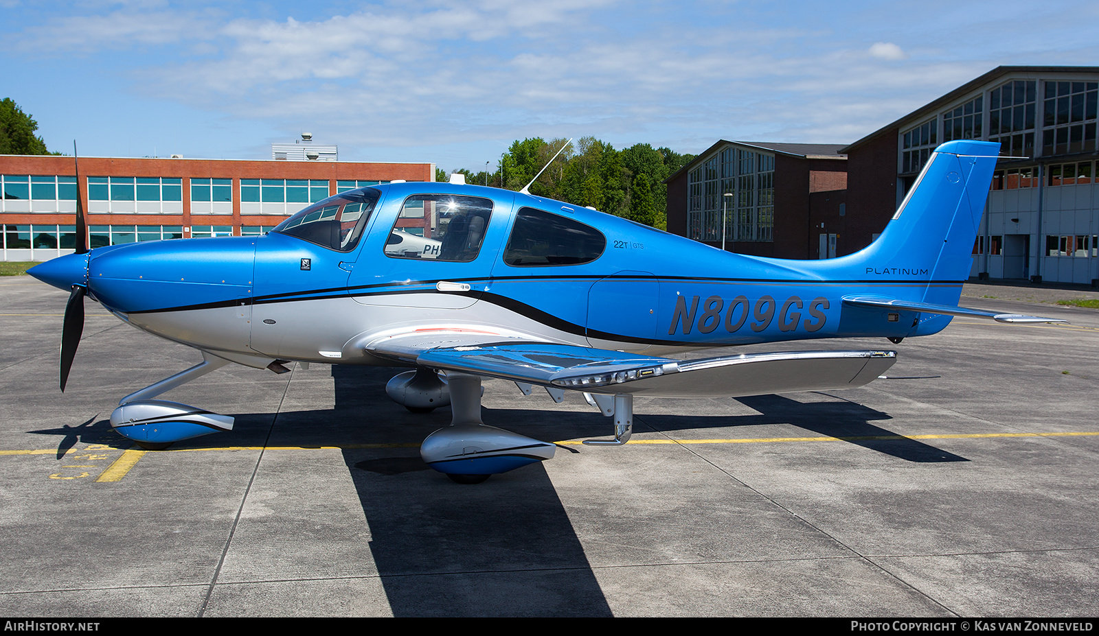 Aircraft Photo of N809GS | Cirrus SR-22T G6-GTS Platinum | AirHistory.net #223005
