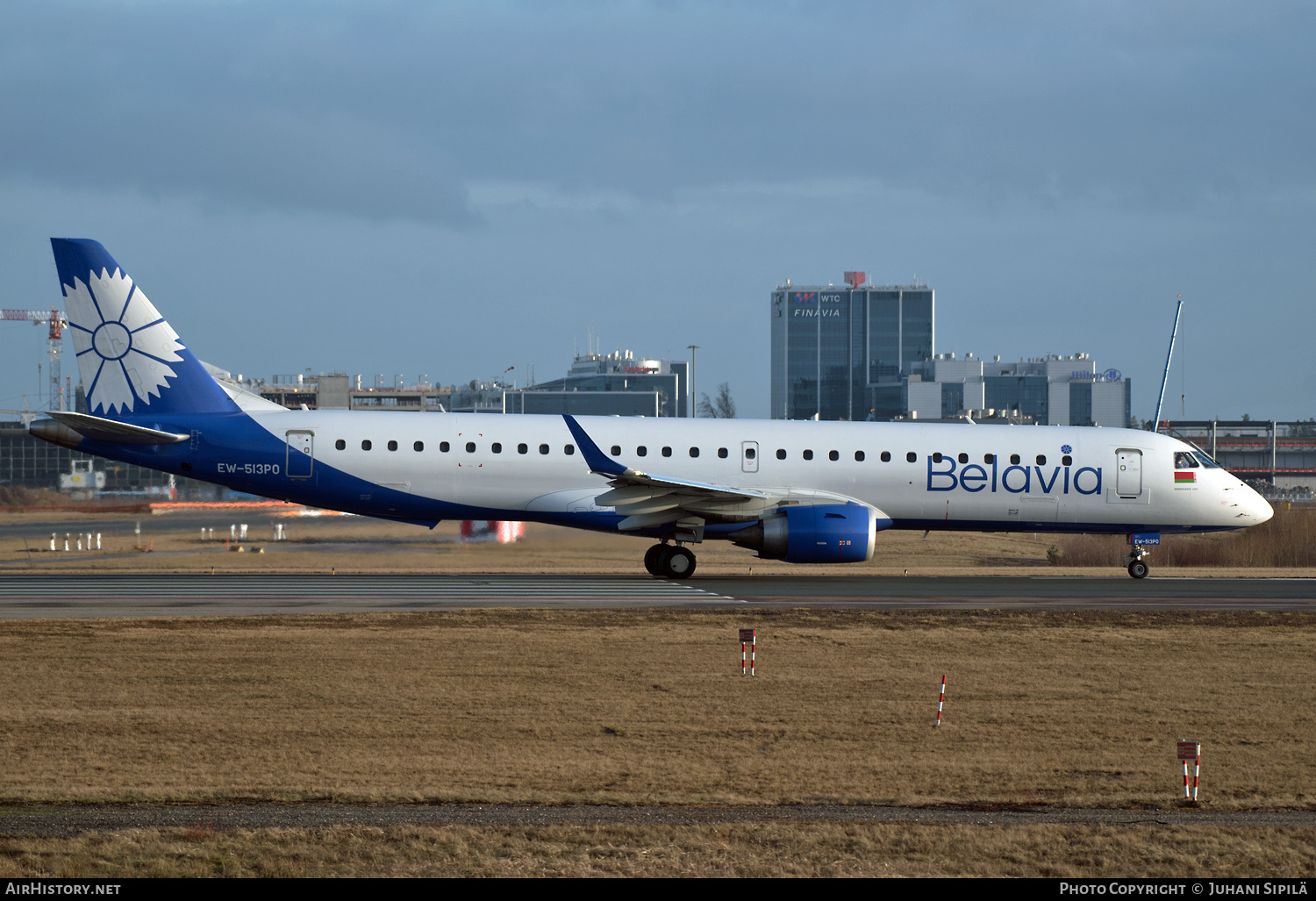 Aircraft Photo of EW-513PO | Embraer 195LR (ERJ-190-200LR) | Belavia | AirHistory.net #223013