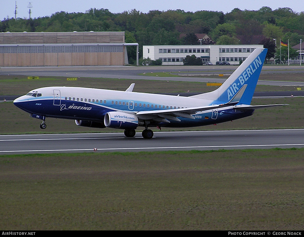 Aircraft Photo of D-ABBN | Boeing 737-76Q | Air Berlin | AirHistory.net #223026