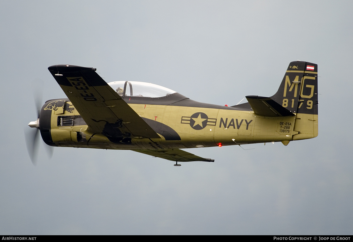 Aircraft Photo of OE-ESA / 138179 | North American T-28B Trojan | Red Bull | USA - Navy | AirHistory.net #223061