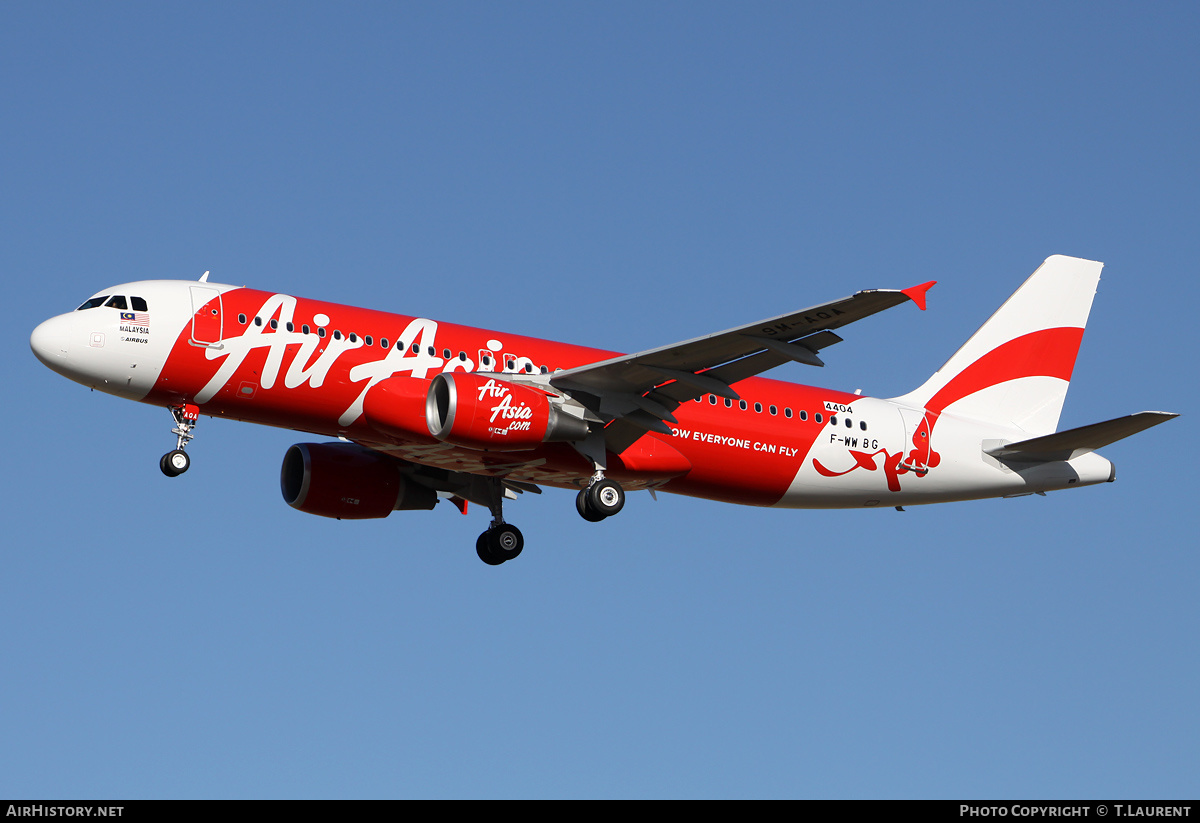 Aircraft Photo of F-WWBG | Airbus A320-216 | AirAsia | AirHistory.net #223067