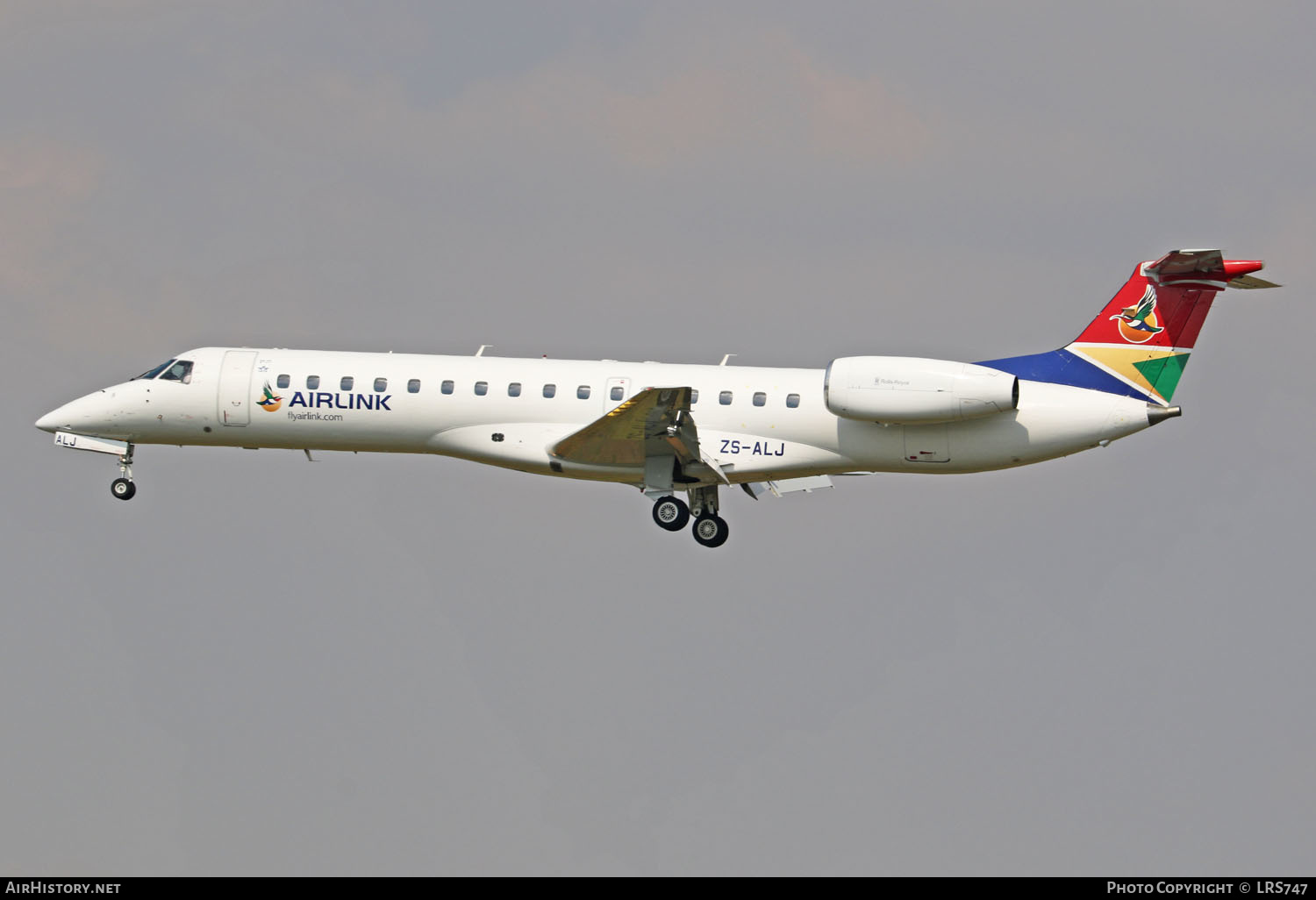 Aircraft Photo of ZS-ALJ | Embraer ERJ-140LR (EMB-135KL) | Airlink | AirHistory.net #223080