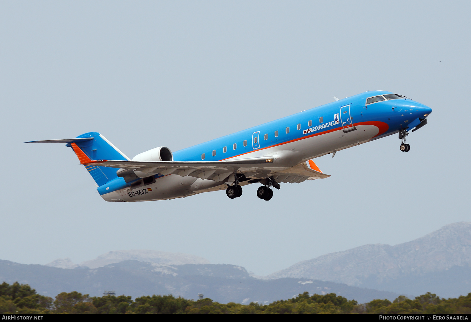 Aircraft Photo of EC-MJZ | Bombardier CRJ-200LR (CL-600-2B19) | Air Nostrum | AirHistory.net #223082