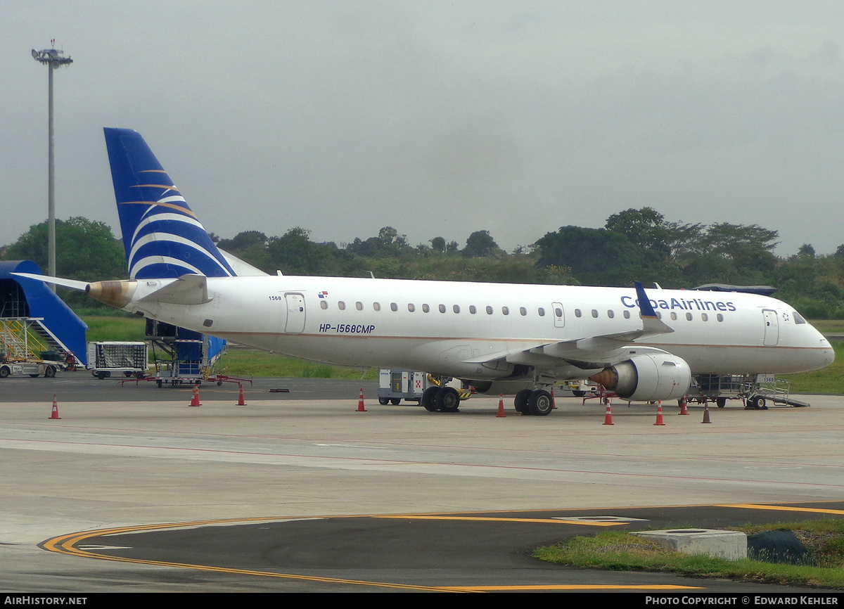 Aircraft Photo of HP-1568CMP | Embraer 190AR (ERJ-190-100IGW) | Copa Airlines | AirHistory.net #223083