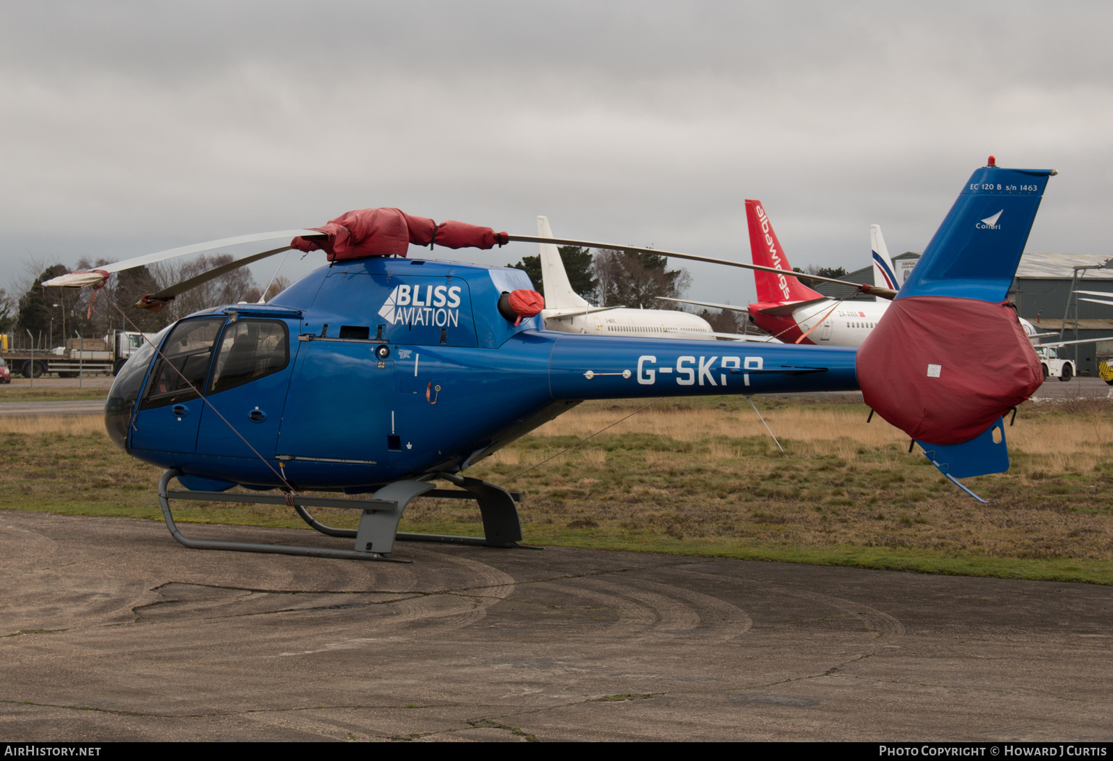Aircraft Photo of G-SKPP | Eurocopter EC-120B Colibri | Bliss Aviation | AirHistory.net #223085