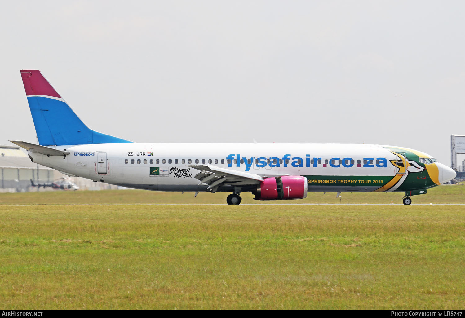 Aircraft Photo of ZS-JRK | Boeing 737-4Q8 | FlySafair | AirHistory.net #223100