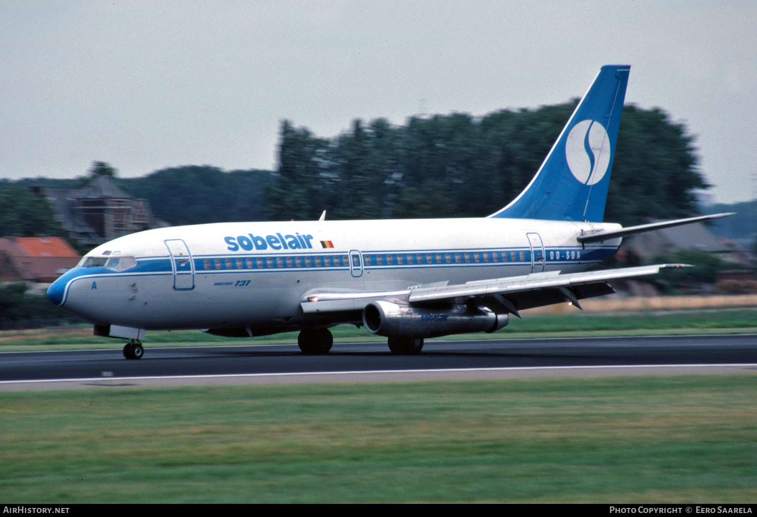 Aircraft Photo of OO-SDA | Boeing 737-229/Adv | Sobelair | AirHistory.net #223123