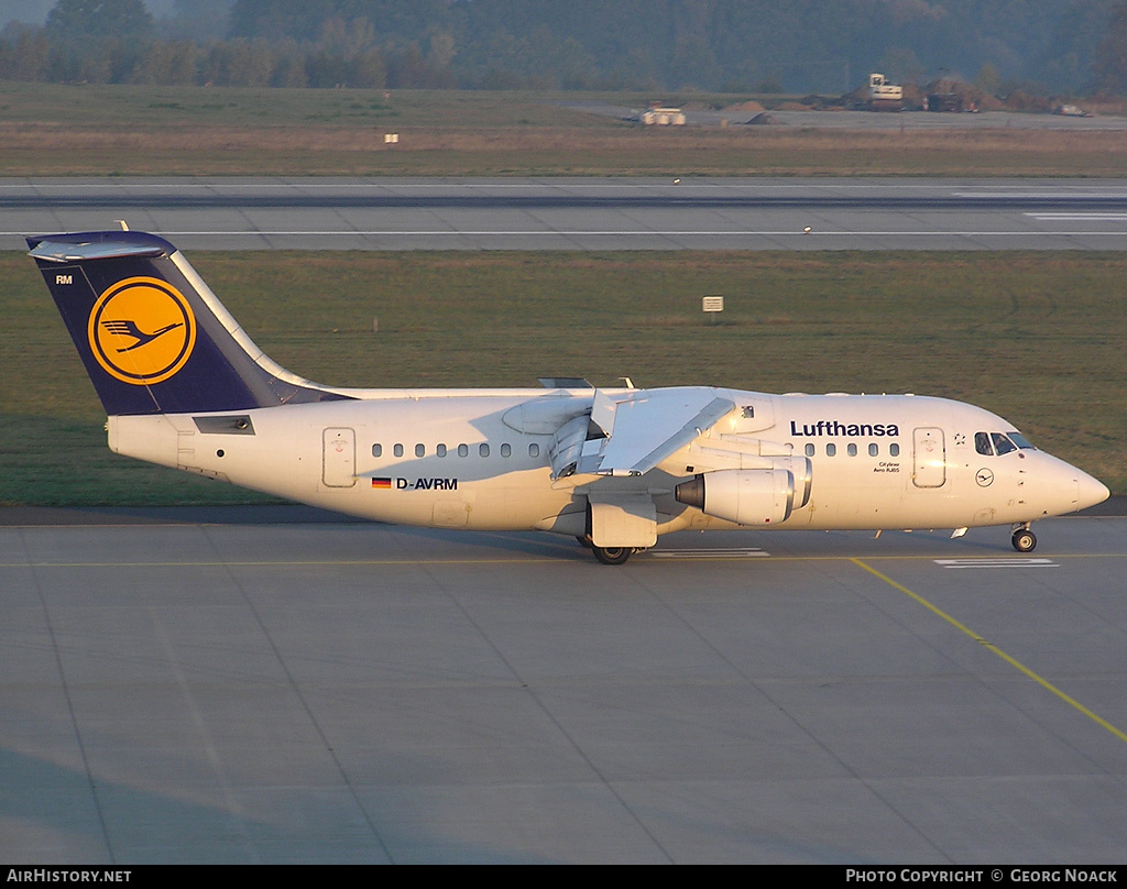 Aircraft Photo of D-AVRM | British Aerospace Avro 146-RJ85 | Lufthansa | AirHistory.net #223131