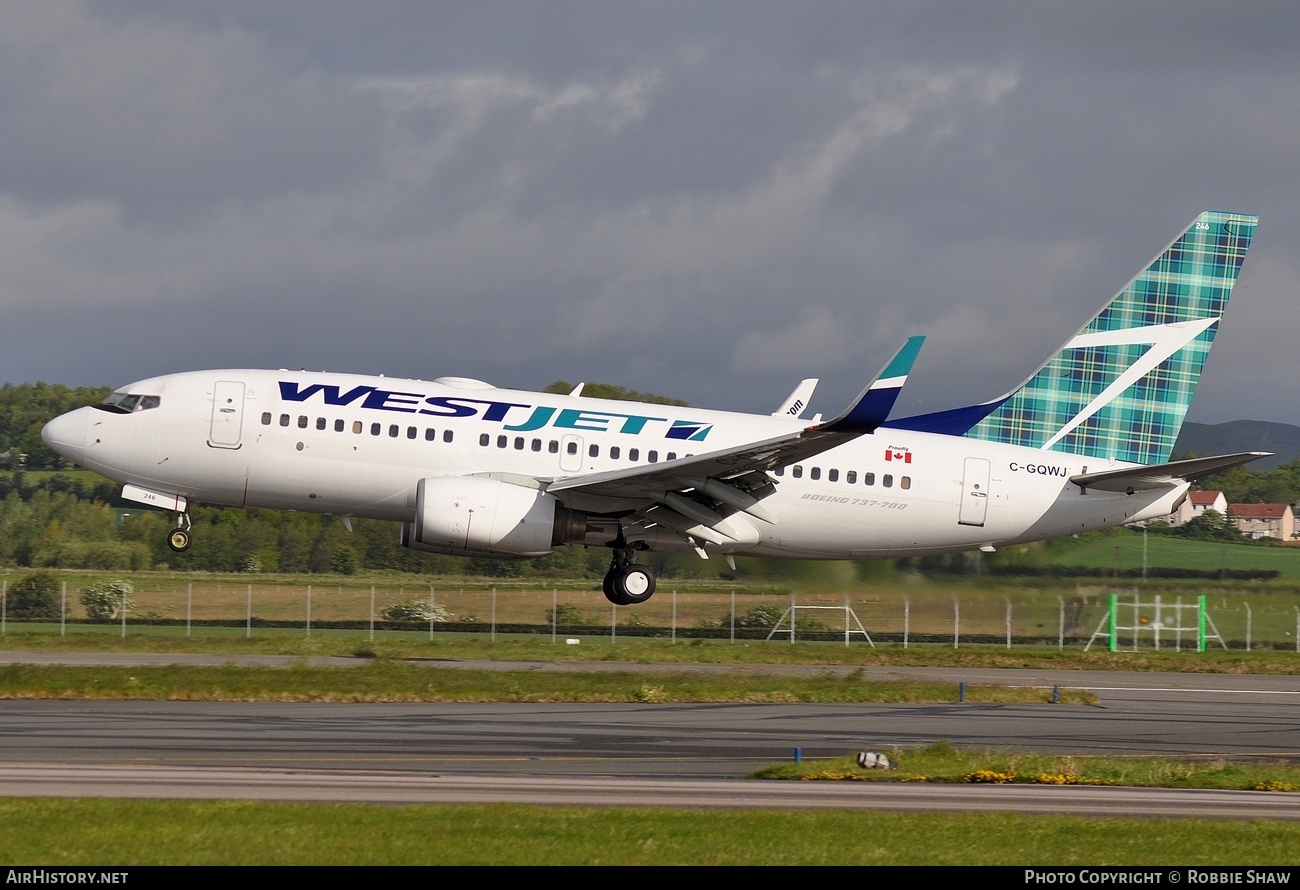 Aircraft Photo of C-GQWJ | Boeing 737-7CT | WestJet | AirHistory.net #223136