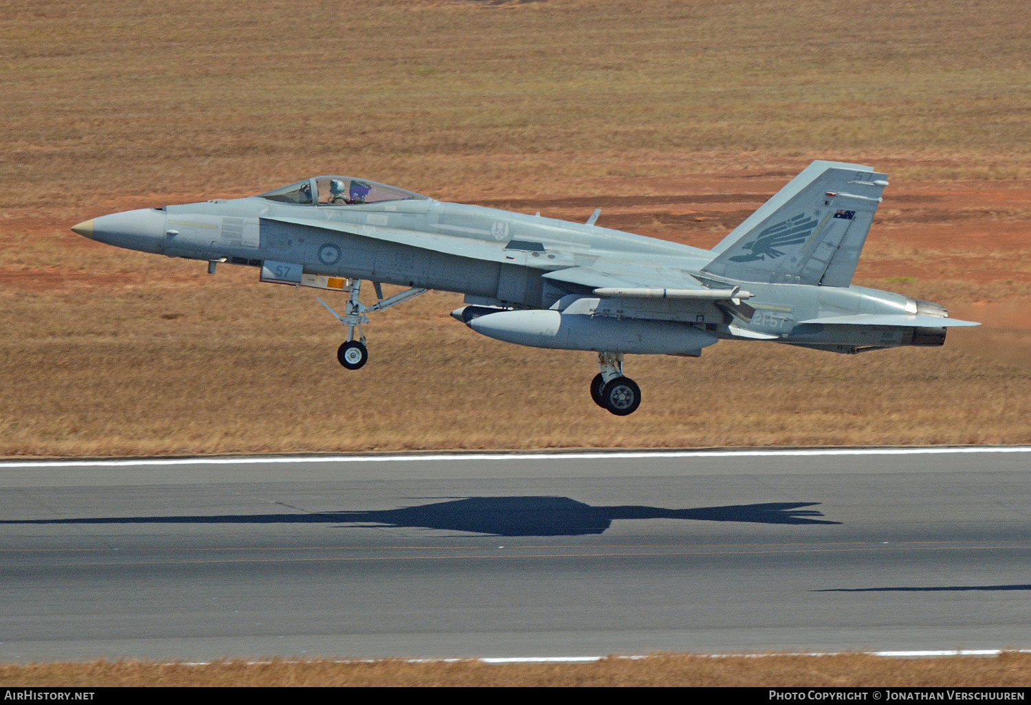 Aircraft Photo of A21-57 | McDonnell Douglas F/A-18A Hornet | Australia - Air Force | AirHistory.net #223162