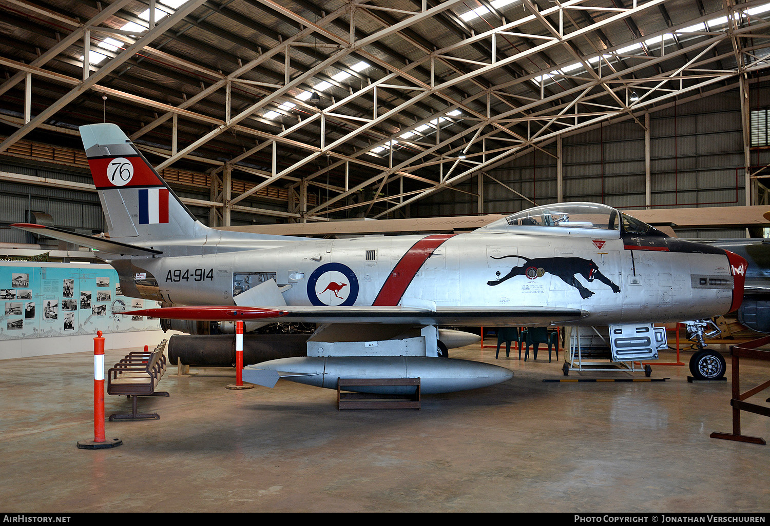 Aircraft Photo of A94-914 | Commonwealth CA-27 Sabre Mk32 | Australia - Air Force | AirHistory.net #223195