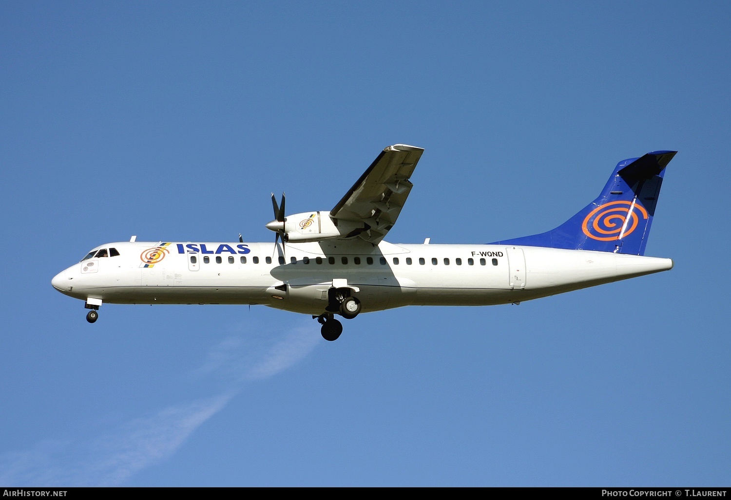 Aircraft Photo of F-WQND | ATR ATR-72-201 | Islas Airways | AirHistory.net #223197