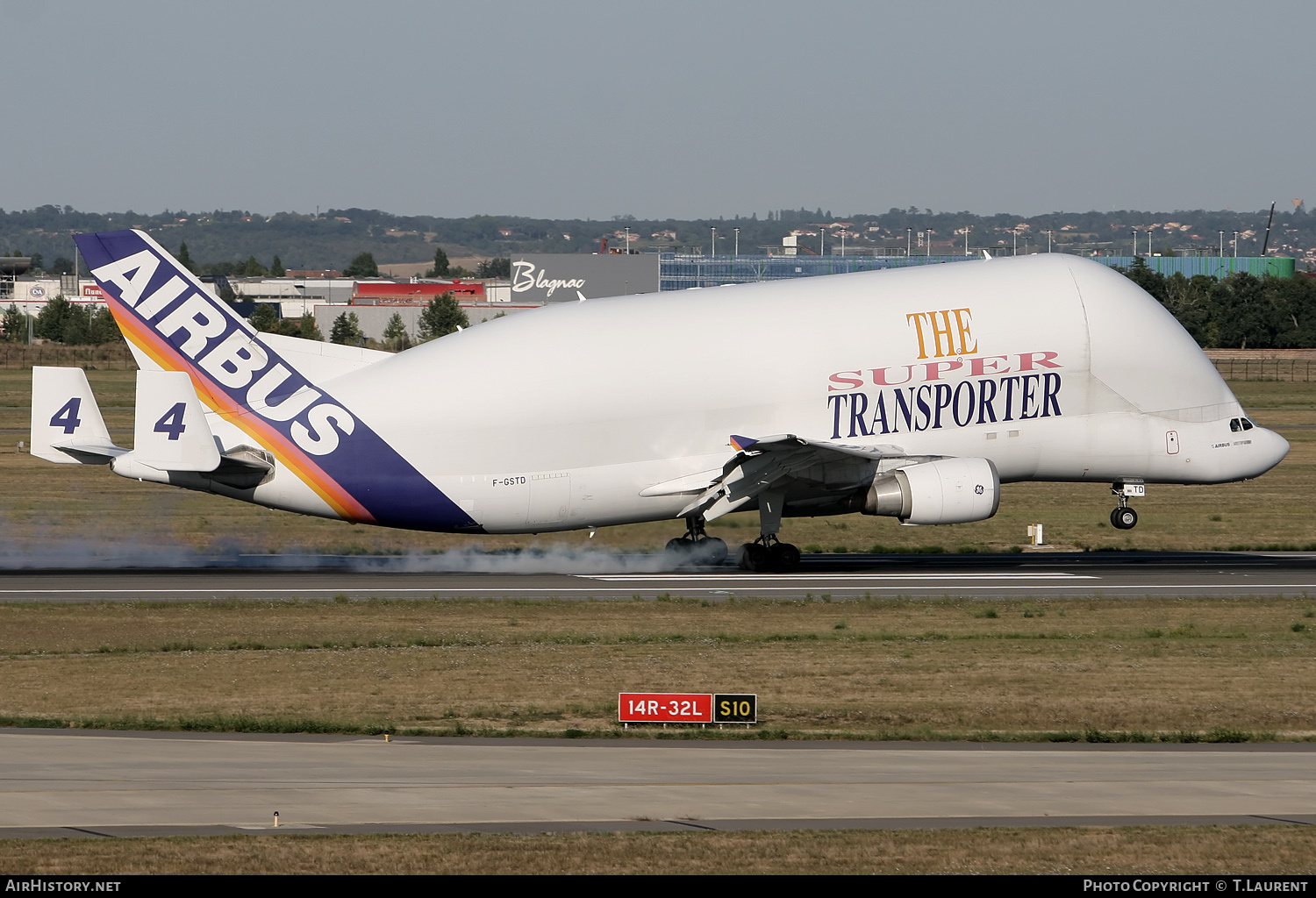 Aircraft Photo of F-GSTD | Airbus A300B4-608ST Beluga (Super Transporter) | Airbus Transport International | AirHistory.net #223199