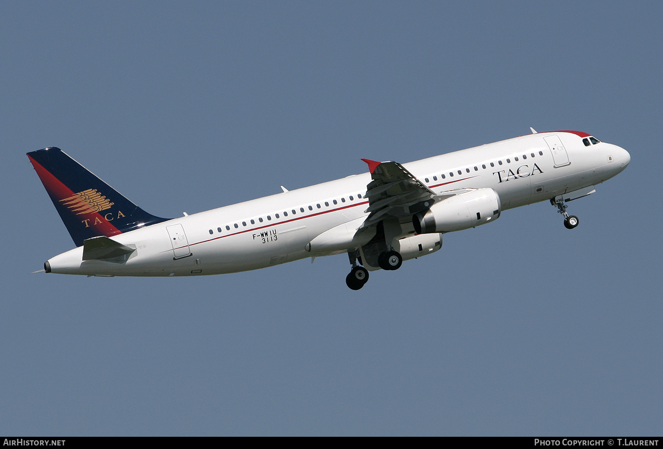 Aircraft Photo of F-WWIU | Airbus A320-233 | TACA - Transportes Aéreos Centro Americanos | AirHistory.net #223206