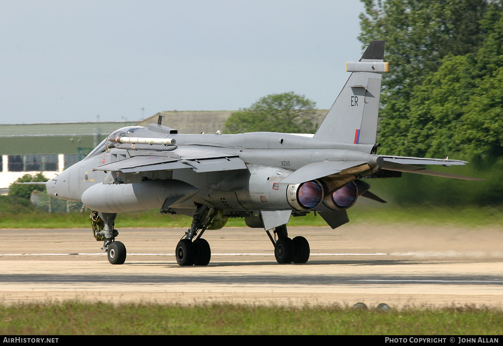 Aircraft Photo of XZ115 | Sepecat Jaguar GR3A | UK - Air Force | AirHistory.net #223209