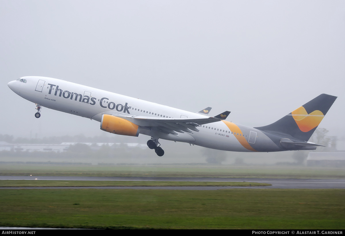 Aircraft Photo of G-MDBD | Airbus A330-243 | Thomas Cook Airlines | AirHistory.net #223215