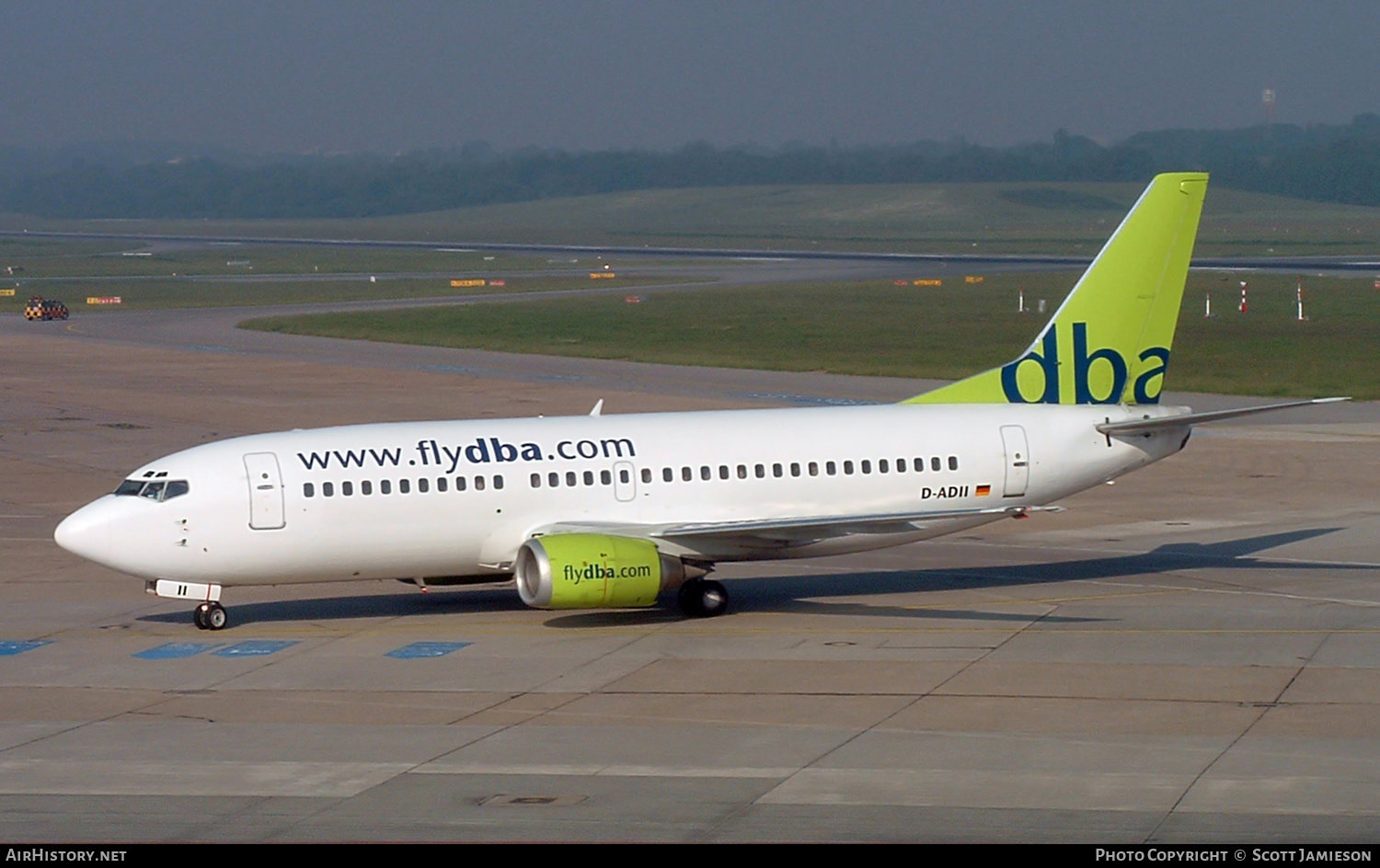 Aircraft Photo of D-ADII | Boeing 737-329 | DBA - Deutsche BA | AirHistory.net #223222