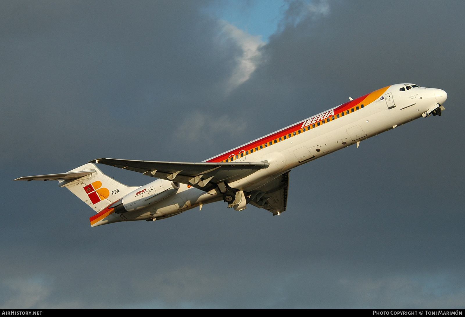 Aircraft Photo of EC-FFA | McDonnell Douglas MD-87 (DC-9-87) | Iberia | AirHistory.net #223231