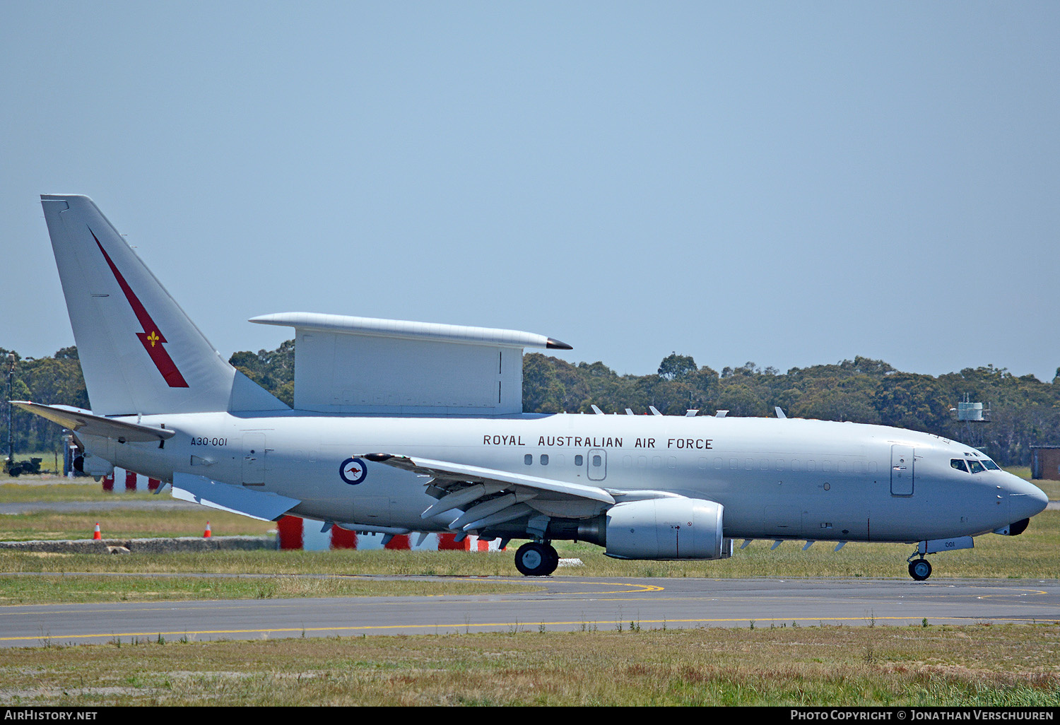 Aircraft Photo of A30-001 | Boeing E-7A Wedgetail | Australia - Air Force | AirHistory.net #223272