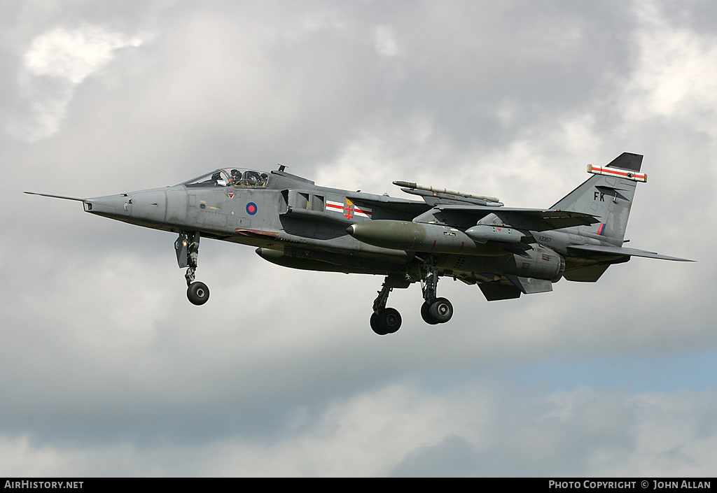 Aircraft Photo of XZ357 | Sepecat Jaguar GR3A | UK - Air Force | AirHistory.net #223273