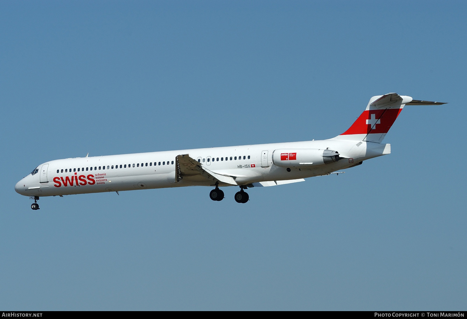 Aircraft Photo of HB-ISX | McDonnell Douglas MD-83 (DC-9-83) | Swiss International Air Lines | AirHistory.net #223282