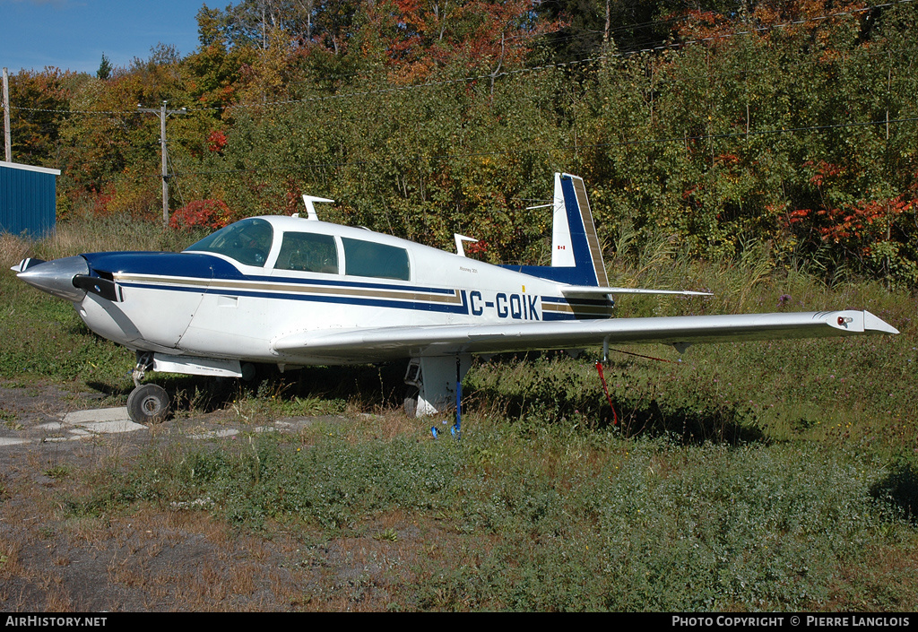 Aircraft Photo of C-GQIK | Mooney M-20J | AirHistory.net #223286