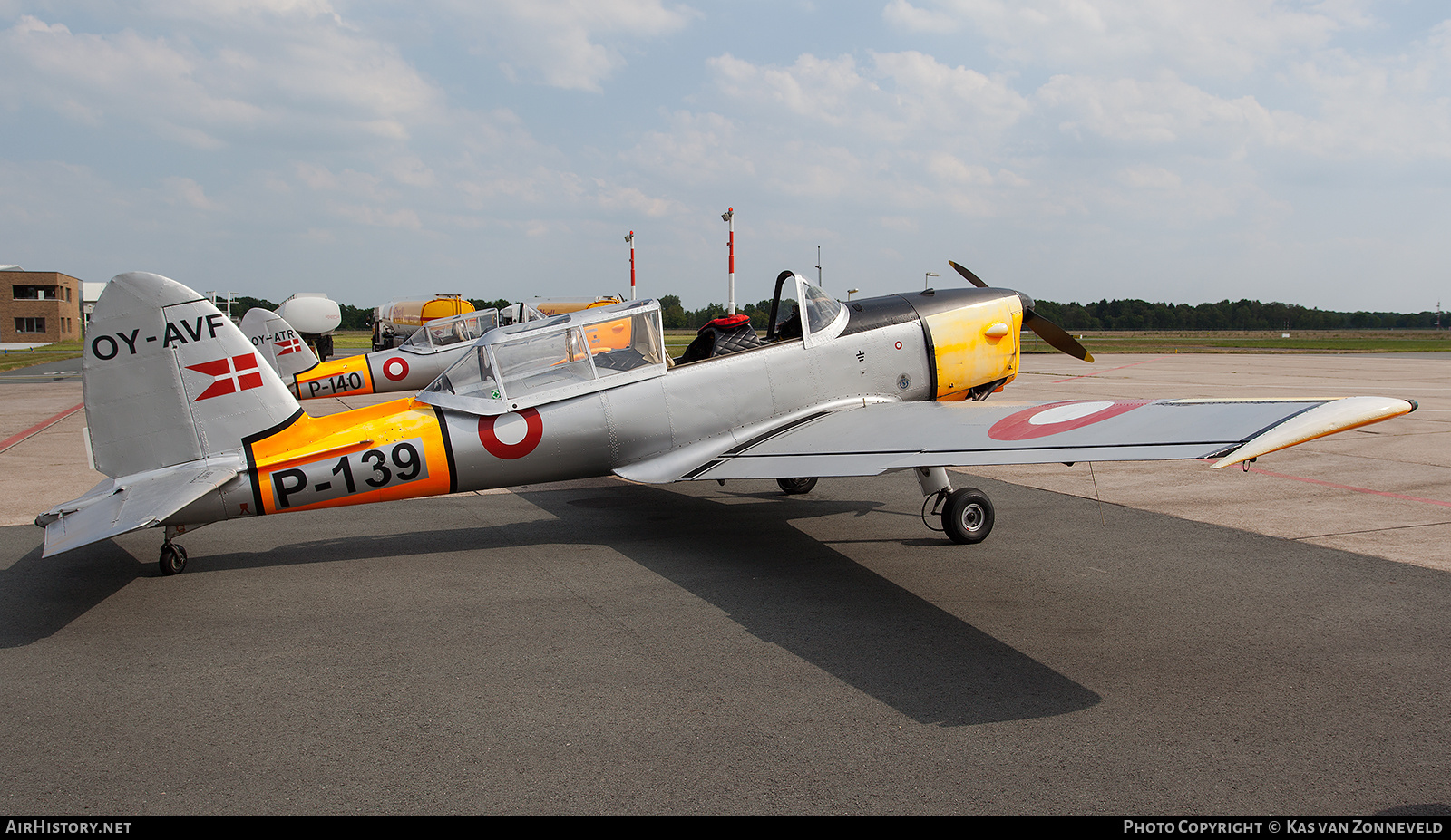 Aircraft Photo of OY-AVF / P-139 | De Havilland Canada DHC-1 Chipmunk Mk22 | Denmark - Air Force | AirHistory.net #223316