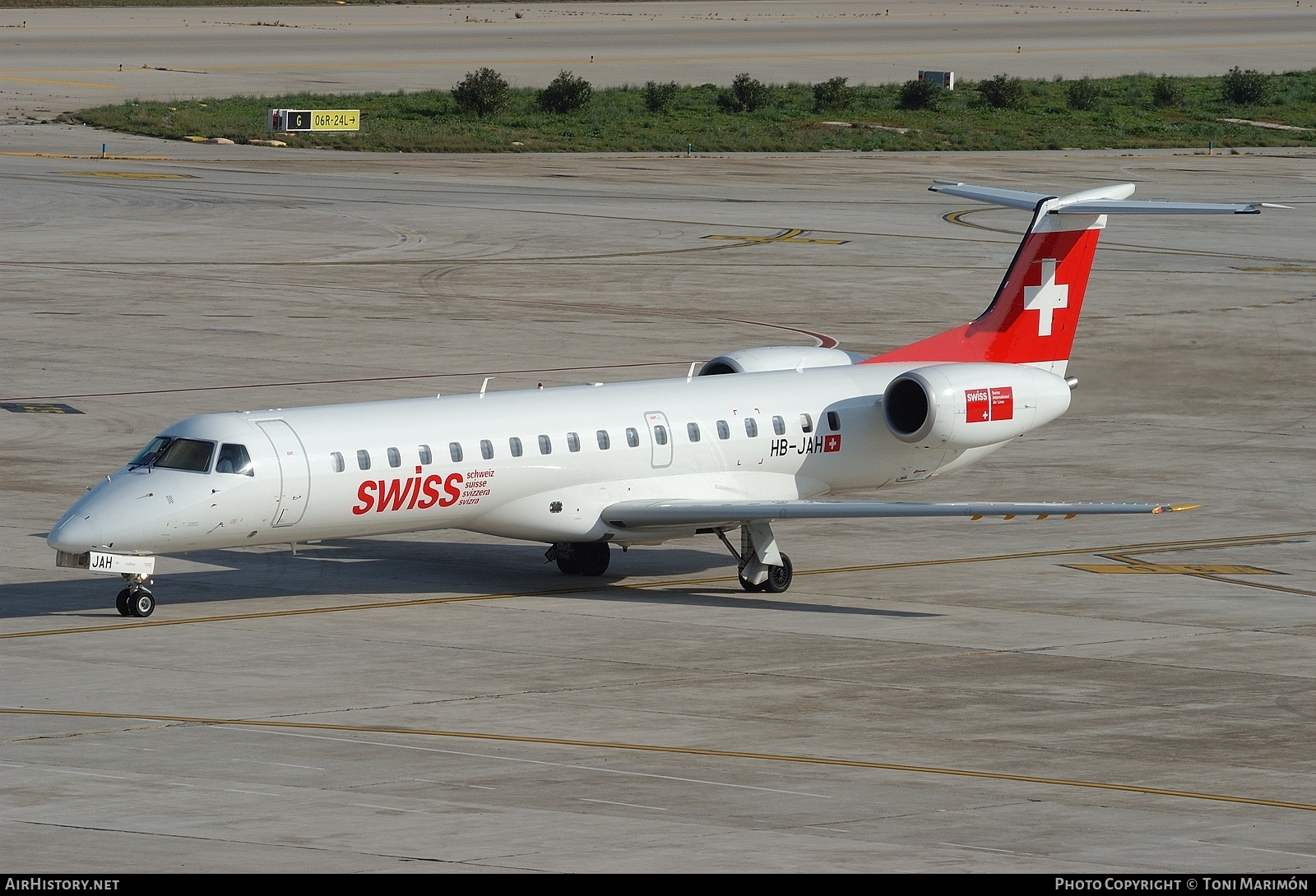 Aircraft Photo of HB-JAH | Embraer ERJ-145LU (EMB-145LU) | Swiss International Air Lines | AirHistory.net #223322