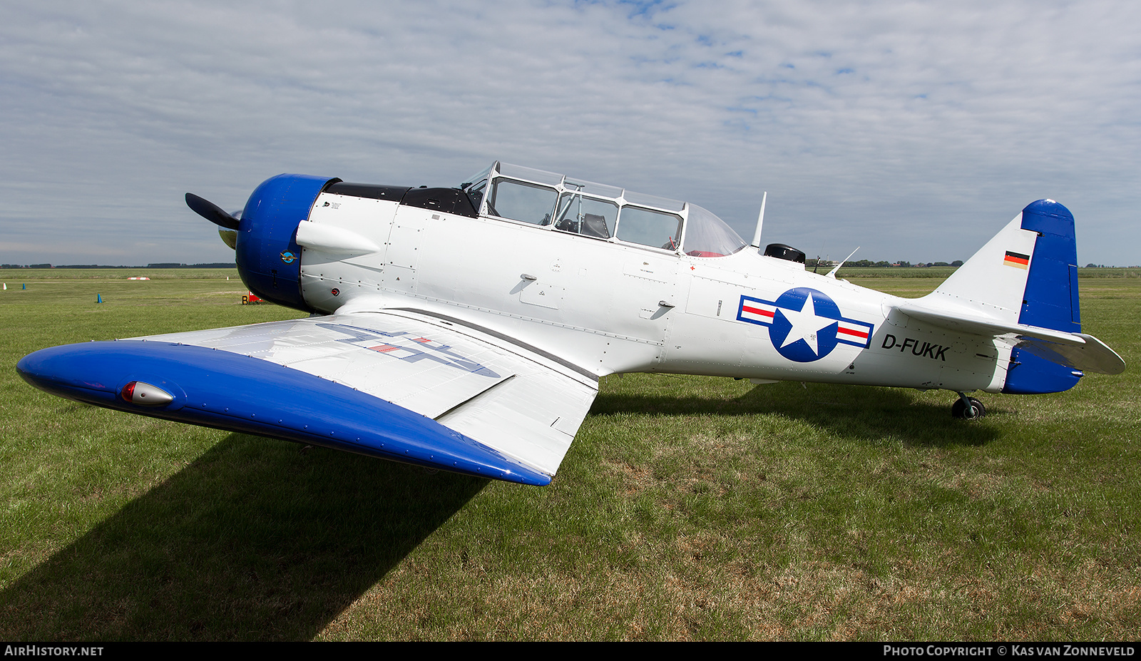 Aircraft Photo of D-FUKK | North American T-6J Harvard Mk IV | USA - Air Force | AirHistory.net #223335