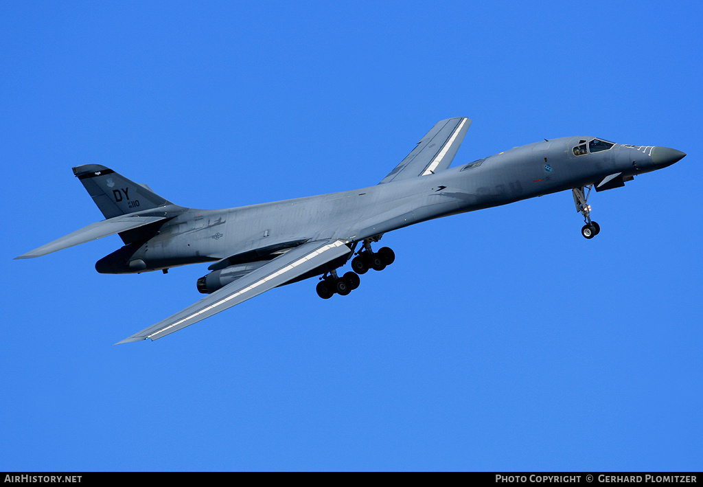 Aircraft Photo of 86-0110 / AF86-110 | Rockwell B-1B Lancer | USA - Air Force | AirHistory.net #223341