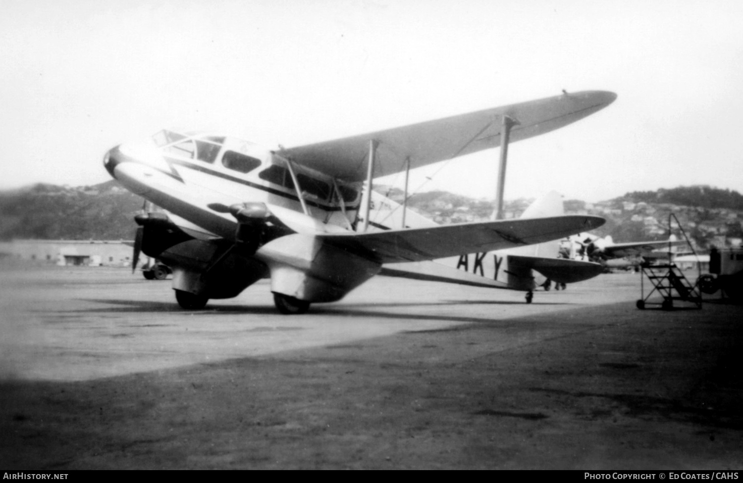 Aircraft Photo of ZK-AKY | De Havilland D.H. 89A Dragon Rapide | New Zealand National Airways Corporation - NAC | AirHistory.net #223354